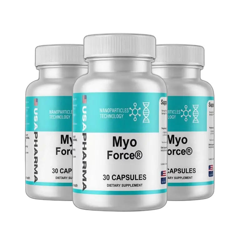 myoforce  Muscle Strength and Performance Supplement Bottle